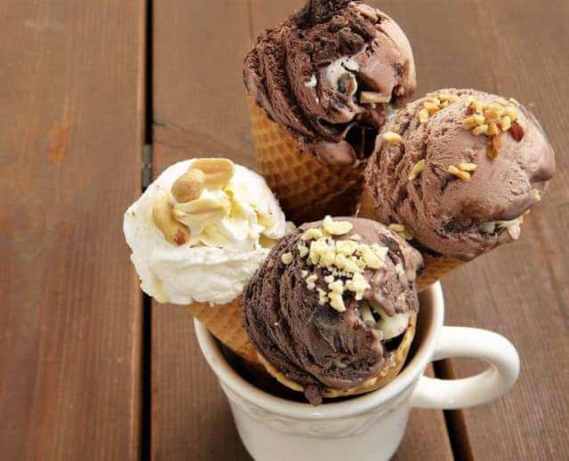 Calories in creamy ice cream