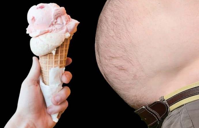 calories on ice cream