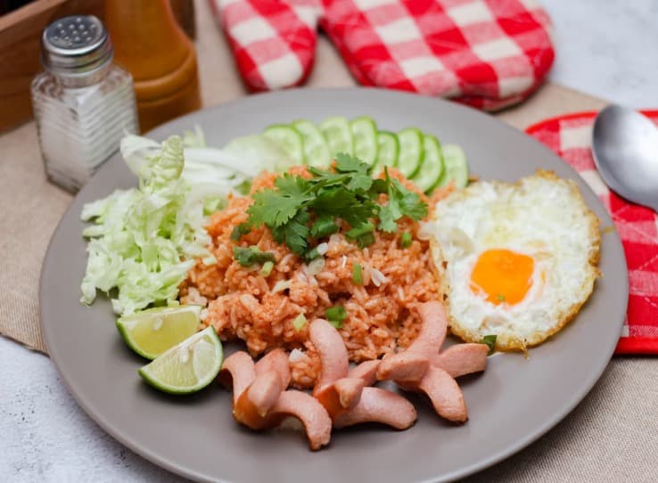 rice and eggs healthy breakfast