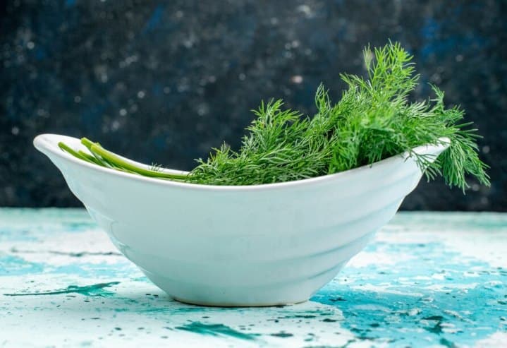 Store Dill in Water